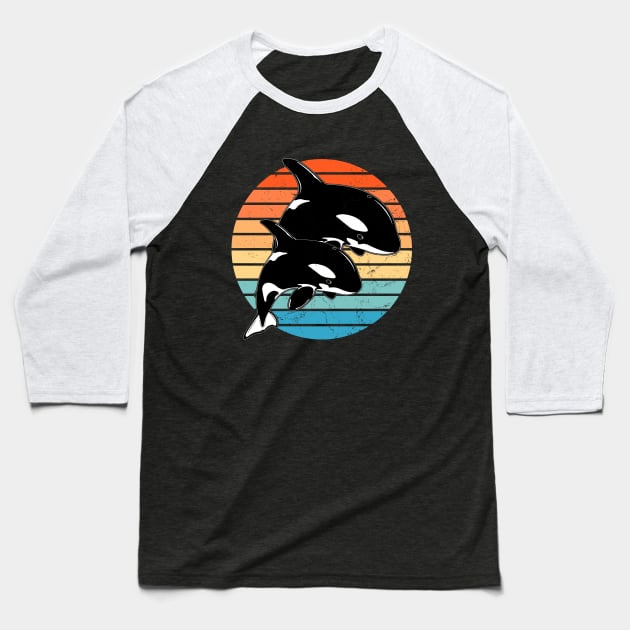 Orca Team Spirit Baseball T-Shirt by NicGrayTees